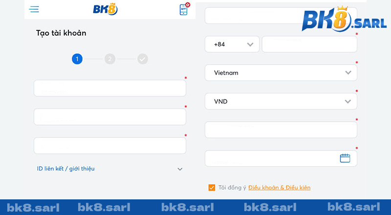 Điều kiện cần thiết để đăng ký bk8 Điều kiện cần thiết để đăng ký bk8
